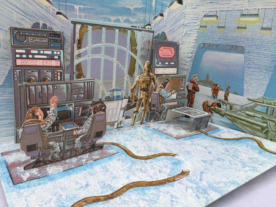 STAR WARS The Empire Strikes Back Panorama Book Random House Vintage 1981 First Edition Unpunched [Photo 2]