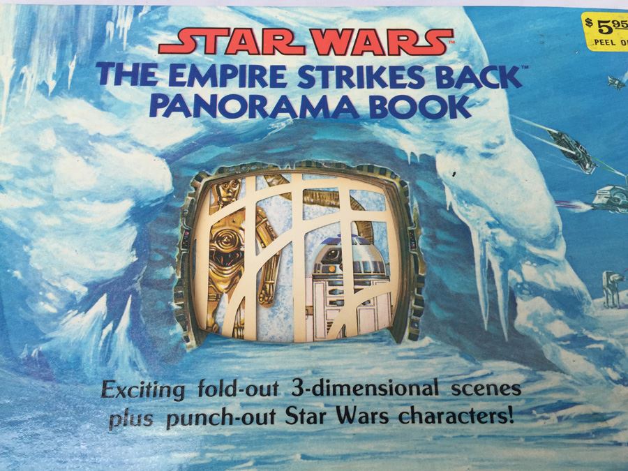 STAR WARS The Empire Strikes Back Panorama Book Random House Vintage 1981 First Edition Unpunched [Photo 4]