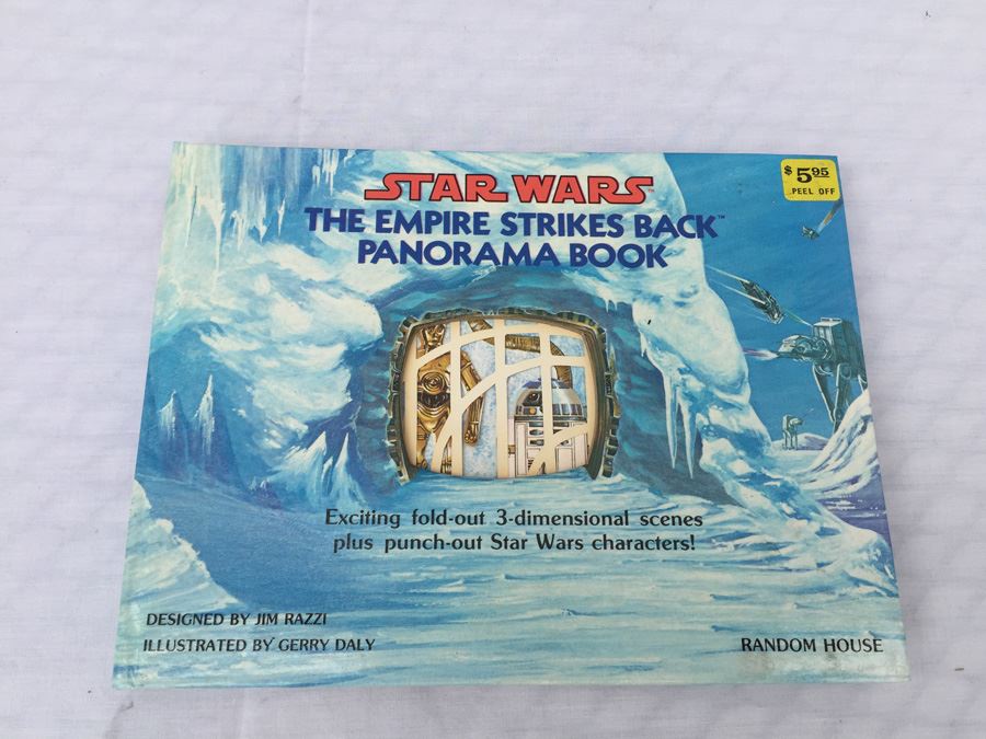STAR WARS The Empire Strikes Back Panorama Book Random House Vintage 1981 First Edition Unpunched