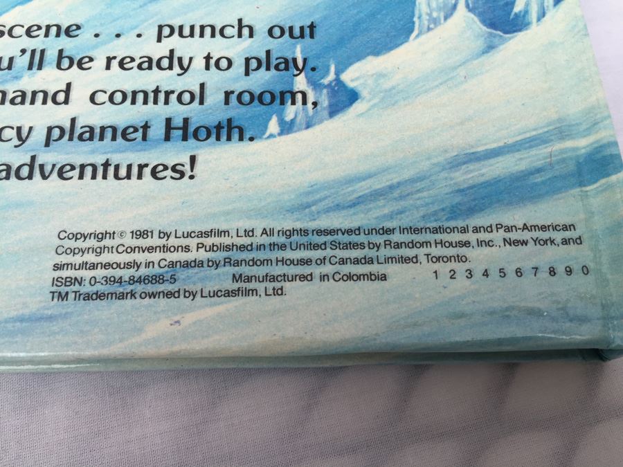 STAR WARS The Empire Strikes Back Panorama Book Random House Vintage 1981 First Edition Unpunched [Photo 7]