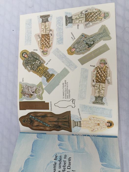 STAR WARS The Empire Strikes Back Panorama Book Random House Vintage 1981 First Edition Unpunched [Photo 3]