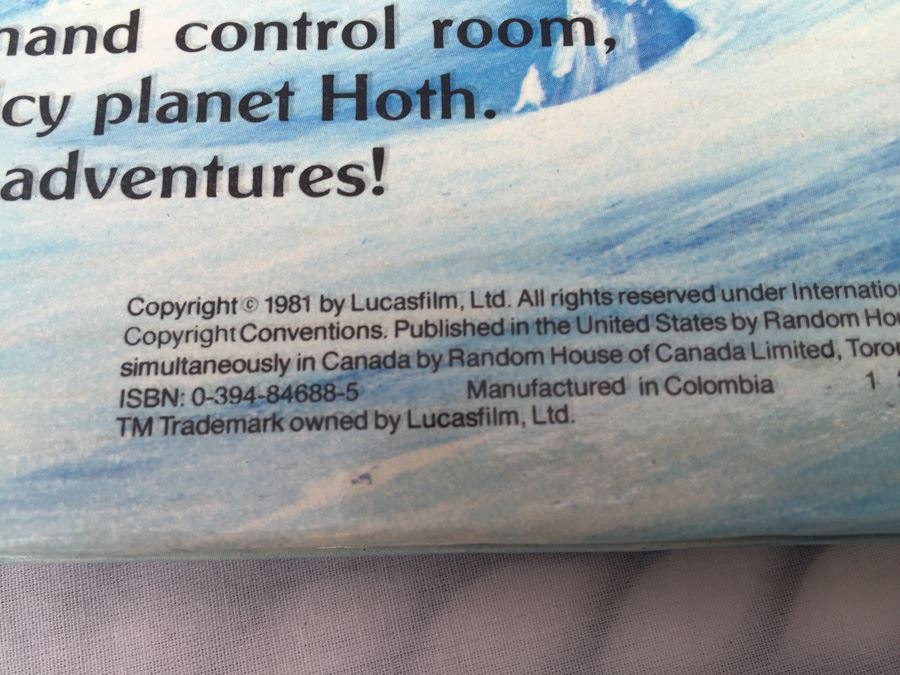 STAR WARS The Empire Strikes Back Panorama Book Random House Vintage 1981 First Edition Unpunched [Photo 8]