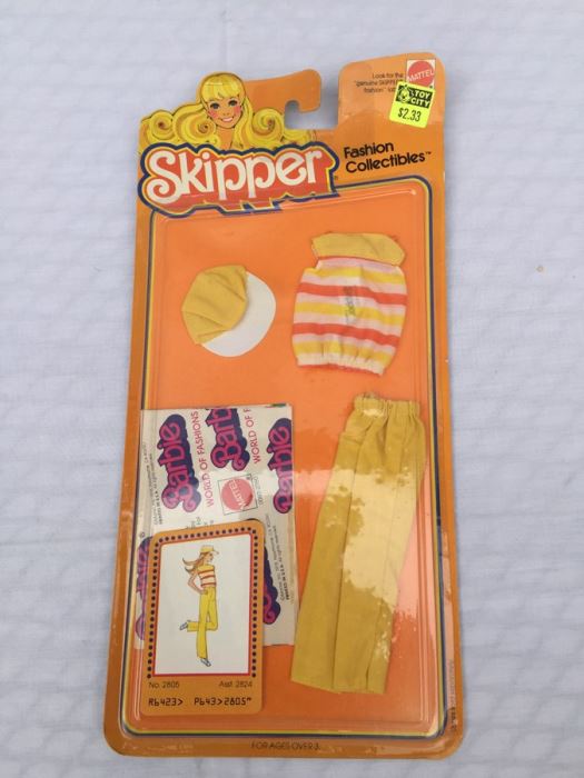 Skipper Fashion Collectibles Clothes New On Card Mattel Vintage 1978 [Photo 1]
