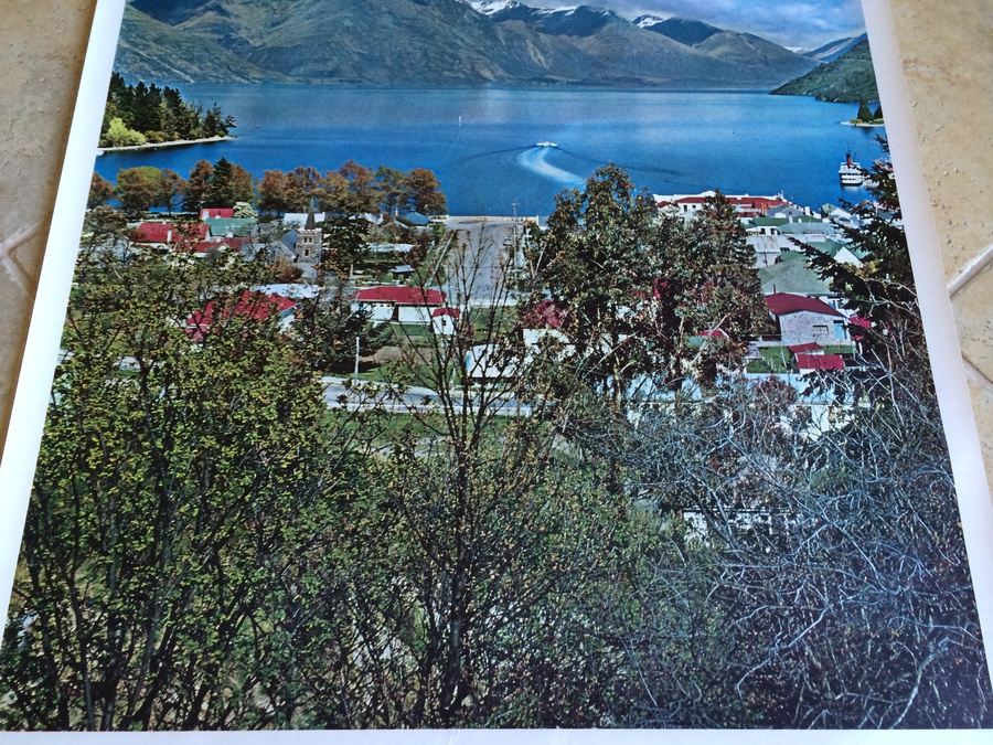 Original Vintage New Zealand Travel Poster [Photo 4]