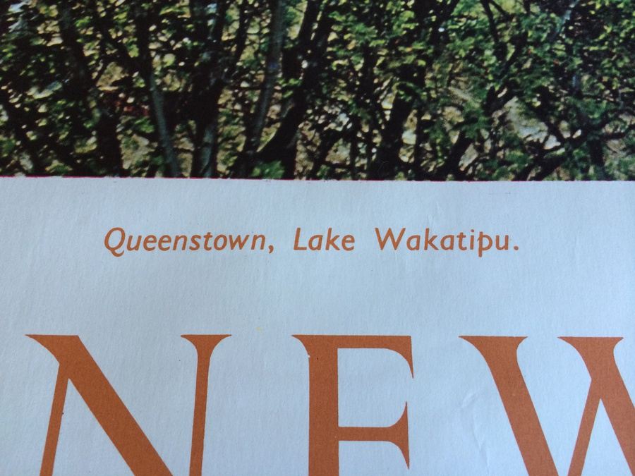 Original Vintage New Zealand Travel Poster [Photo 2]