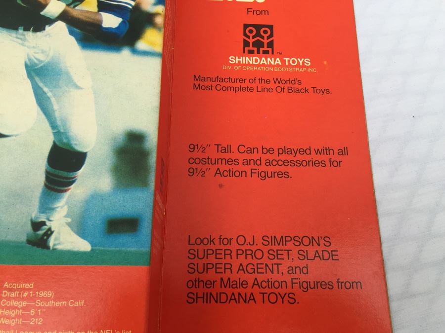O.J. Simpson 9 1/2' Action Figure New In Box Shindana Toys Vintage 1975 [Photo 10]