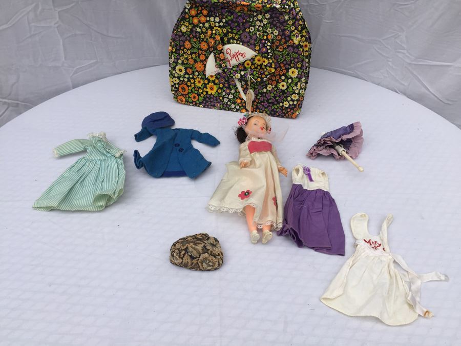 Horseman Mary Poppins Set Doll Case Bag With Doll And Accessories ...