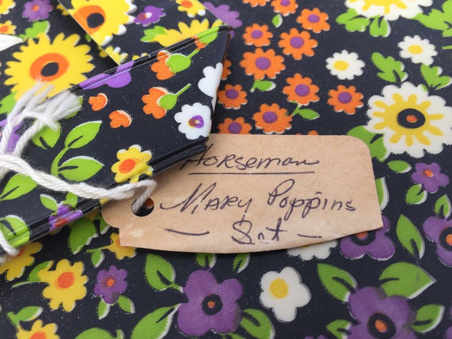 Horseman Mary Poppins Set Doll Case Bag With Doll And Accessories Vintage 60s Walt Disney [Photo 4]