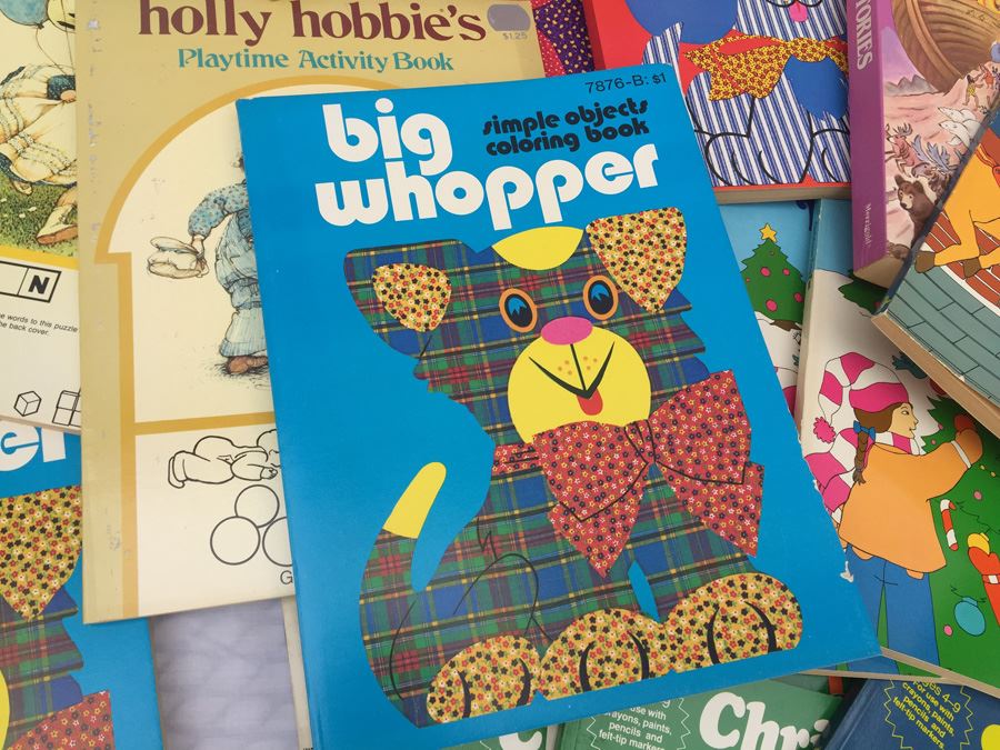 Huge Vintage Activity And Coloring Book Lot [Photo 5]