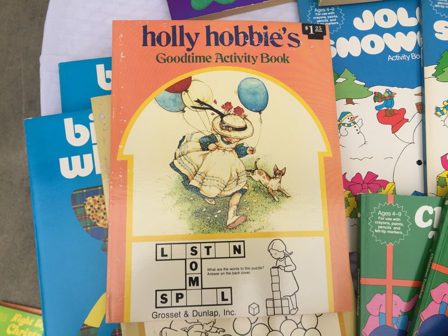 Huge Vintage Activity And Coloring Book Lot [Photo 6]
