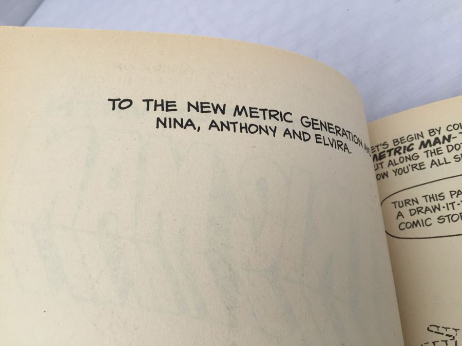 The Metric Man Activity Book By Tony Tallarico Vintage 1977 [Photo 8]