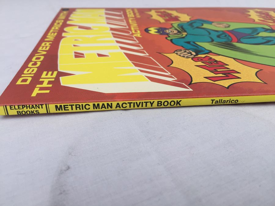 The Metric Man Activity Book By Tony Tallarico Vintage 1977 [Photo 6]