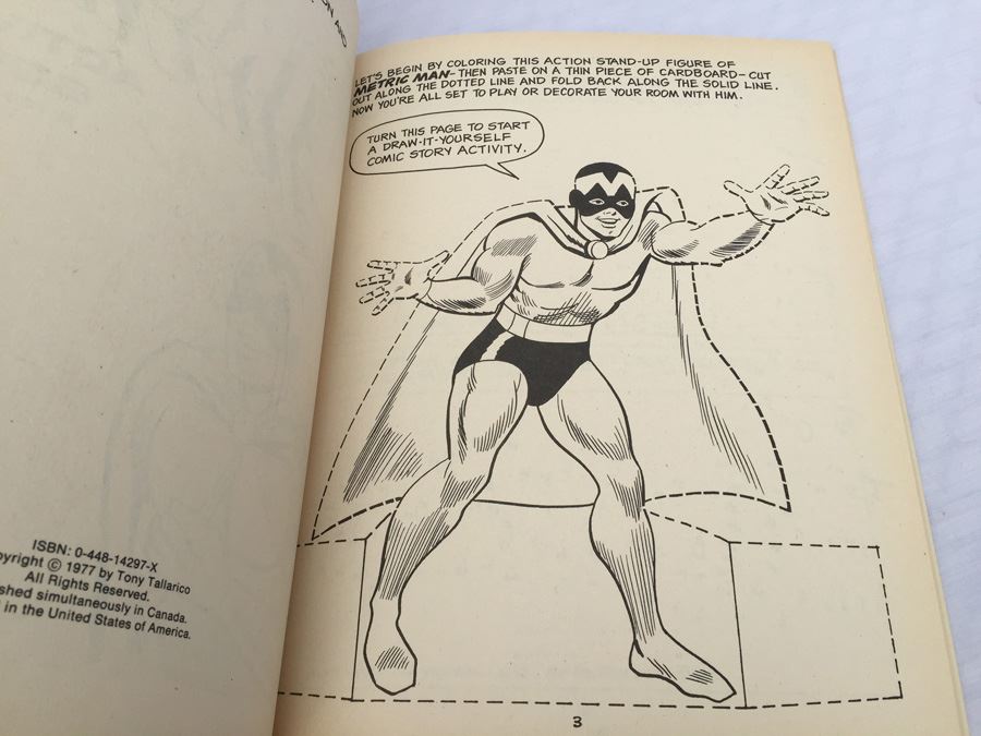 The Metric Man Activity Book By Tony Tallarico Vintage 1977 [Photo 9]