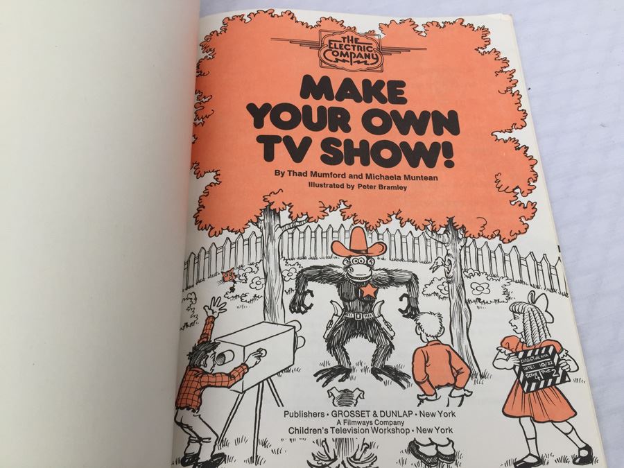 The Electric Company Books Make Your Own TV Show And Make Your Own ...