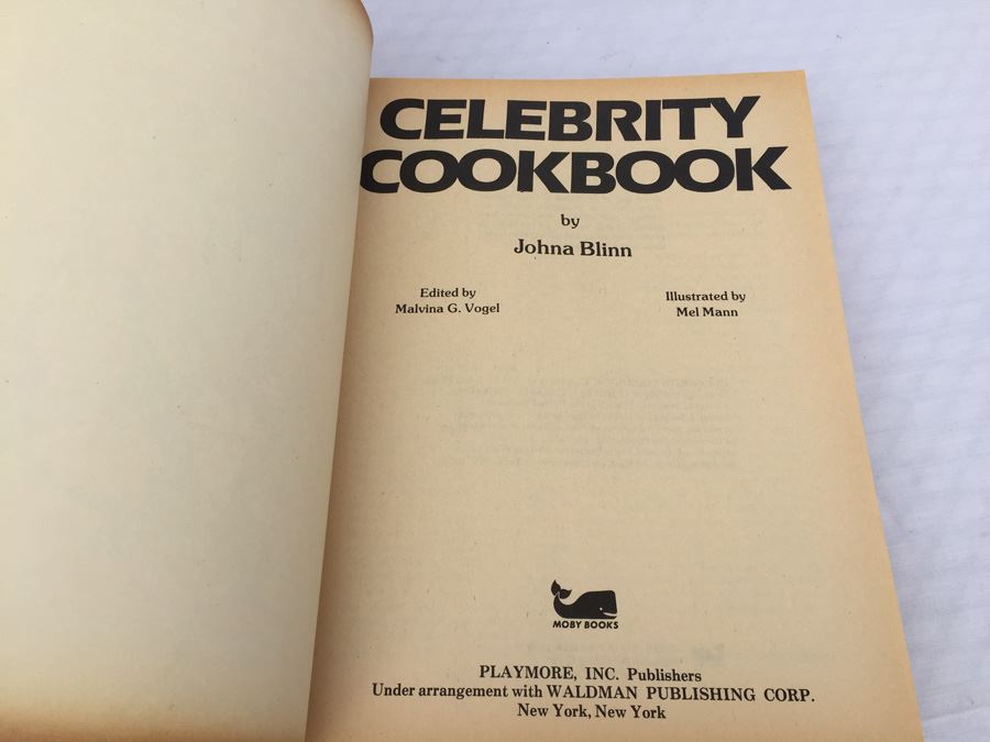 Celebrity Cookbook Johna Blinn Vintage 1981 [Photo 3]