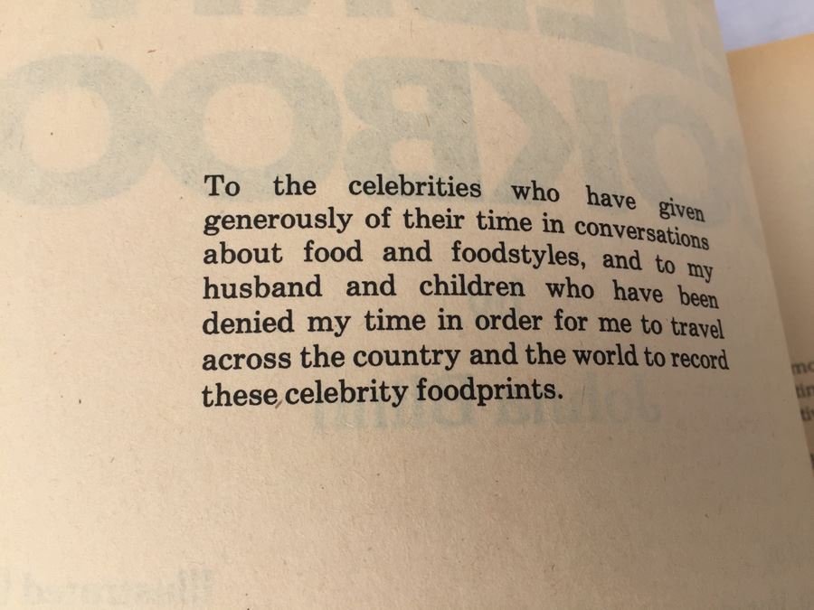 Celebrity Cookbook Johna Blinn Vintage 1981 [Photo 5]