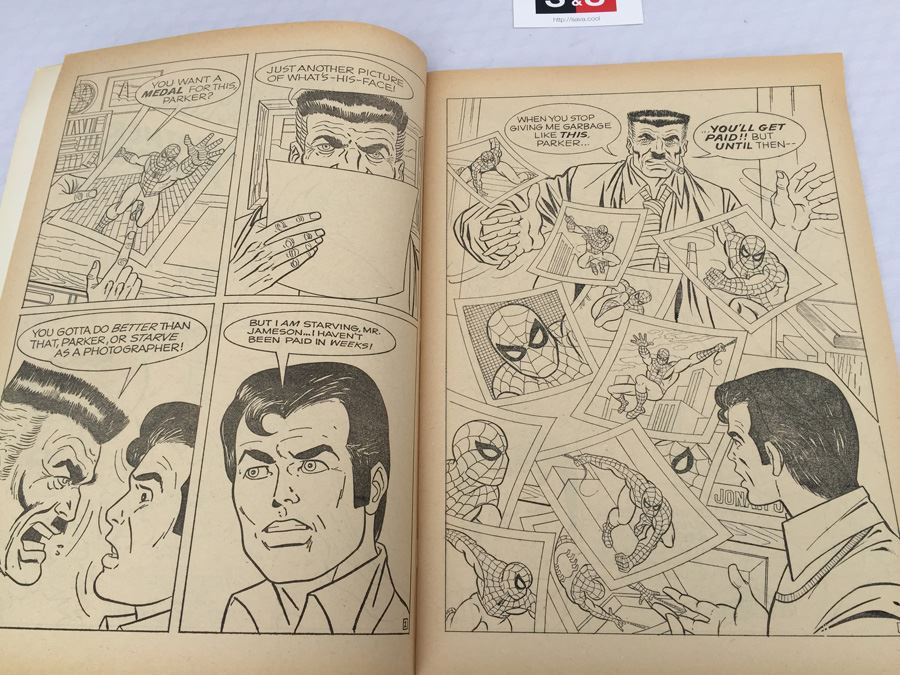 The Amazing Spider-Man In 'Weather Forecast: DANGER' With Bonus Mask Whitman Giant Comics To Color Vintage 1976 NMV $200 [Photo 8]