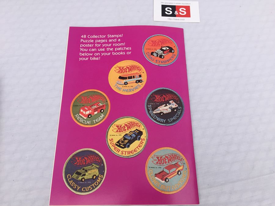 Hot Wheels Collector's Sticker Book Mattel New Whitman Vintage 1978 [Photo 3]