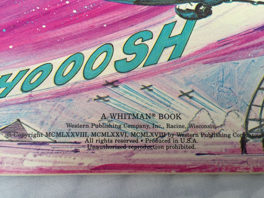 UFO Past & Present A Sticker Book Whitman Vintage 1978 New [Photo 3]