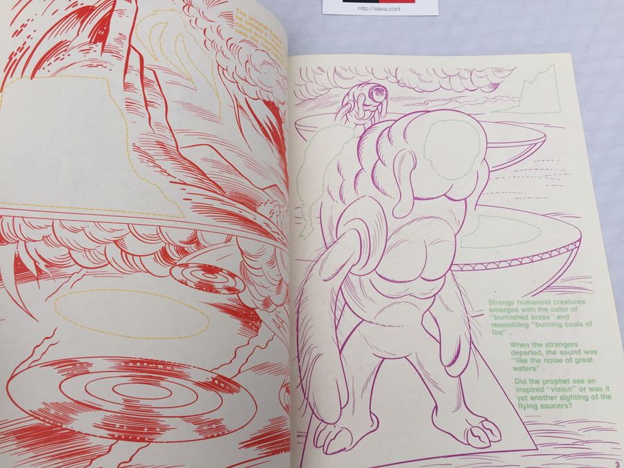 UFO Past & Present A Sticker Book Whitman Vintage 1978 New [Photo 6]