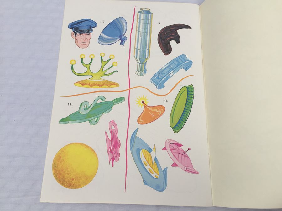 UFO Past & Present A Sticker Book Whitman Vintage 1978 New [Photo 8]