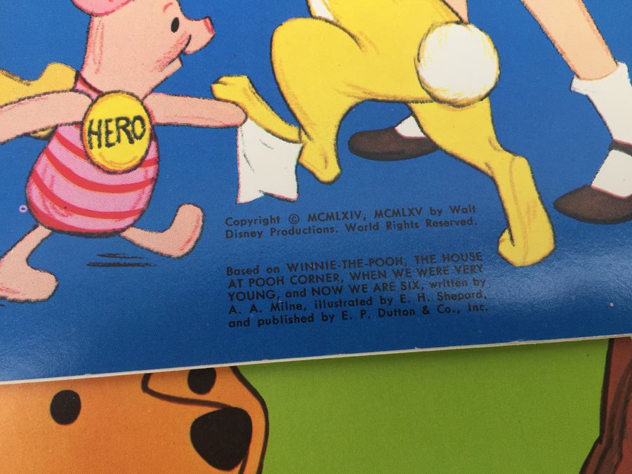 (6) Paper Doll Books Whitman New Walt Disney Winnie-The-Pooh Daisy And Donald Mickey & Minnie [Photo 8]