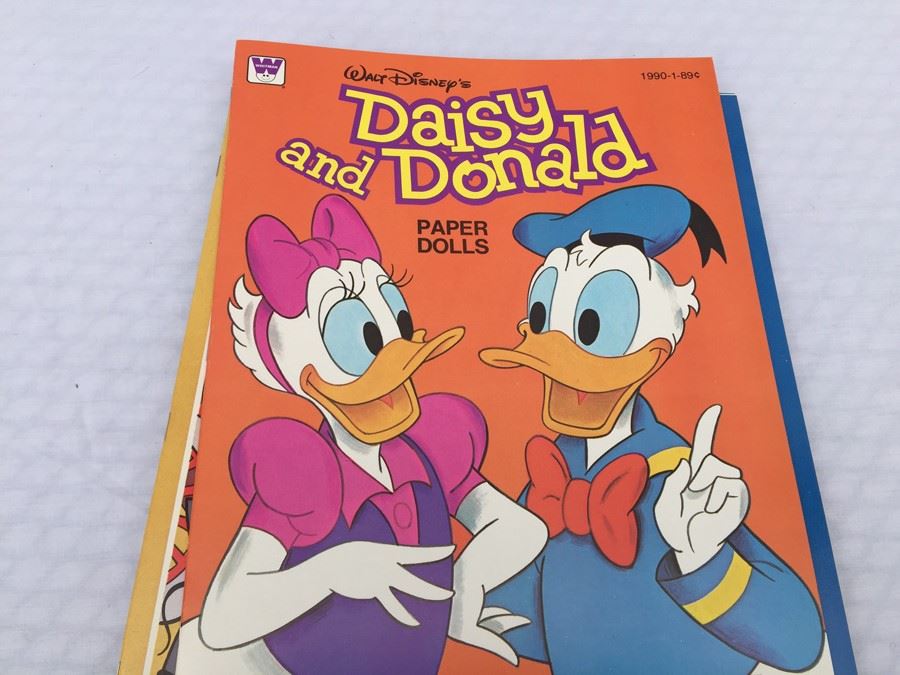 (6) Paper Doll Books Whitman New Walt Disney Winnie-The-Pooh Daisy And Donald Mickey & Minnie [Photo 24]