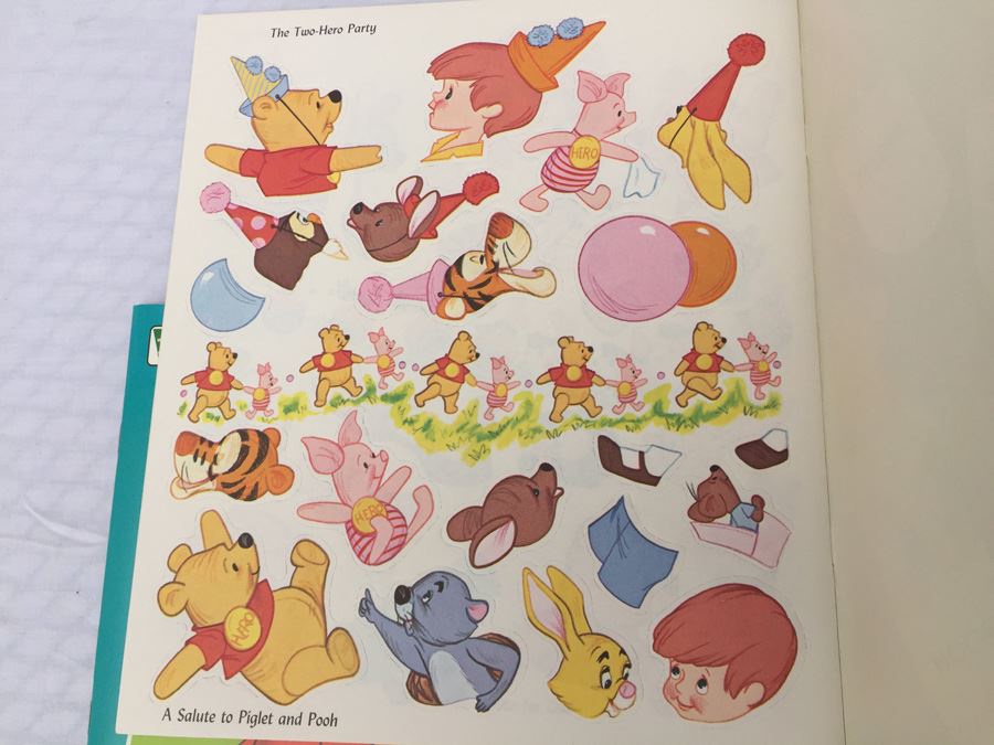 (6) Paper Doll Books Whitman New Walt Disney Winnie-The-Pooh Daisy And ...