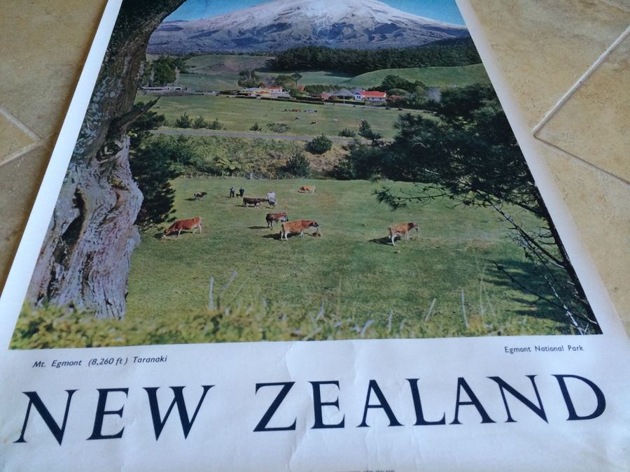 Original Vintage New Zealand Travel Poster [Photo 5]
