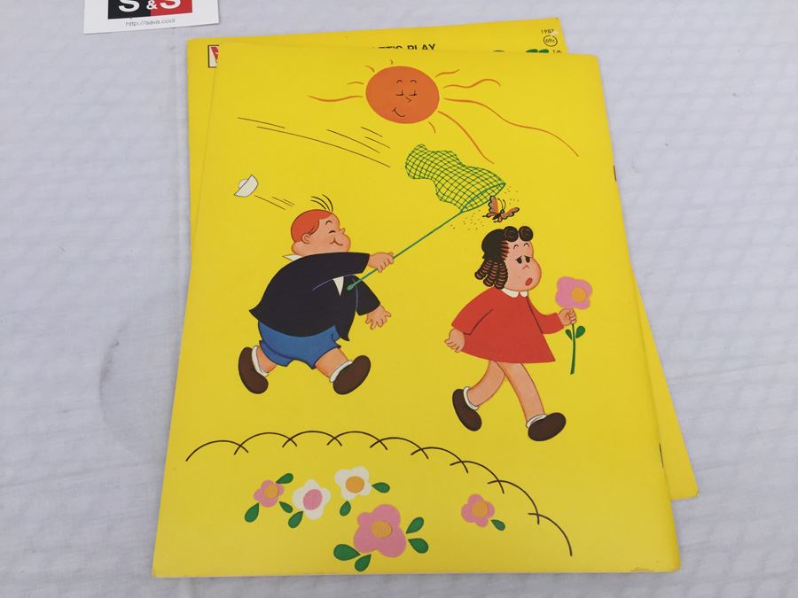 Pair Of Little Lulu And Tubby Paper Dolls Book Whitman New Vintage 1974 [Photo 4]