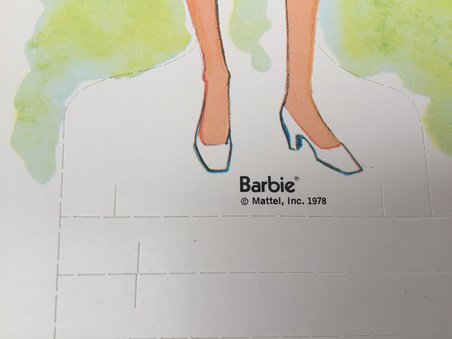 Pair Of Barbie Paper Doll Books New Barbie And PJ And Barbie And Her Friends 1978 & 1975 [Photo 7]
