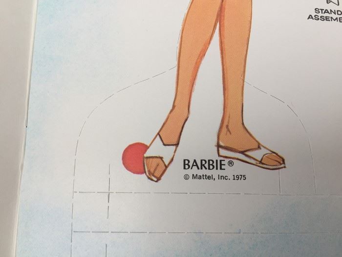 Pair Of Barbie Paper Doll Books New Barbie And PJ And Barbie And Her Friends 1978 & 1975 [Photo 12]