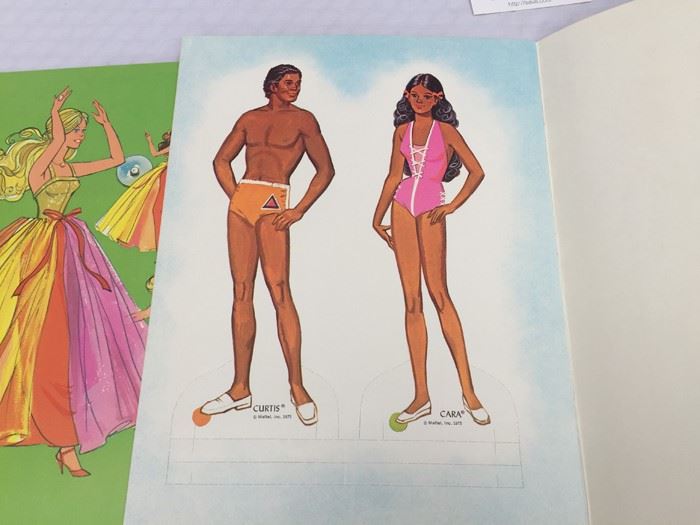 Pair Of Barbie Paper Doll Books New Barbie And PJ And Barbie And Her Friends 1978 & 1975 [Photo 14]
