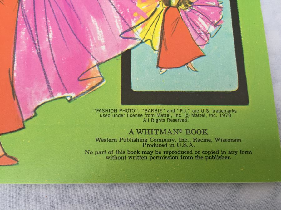 Pair Of Barbie Paper Doll Books New Barbie And PJ And Barbie And Her Friends 1978 & 1975 [Photo 5]