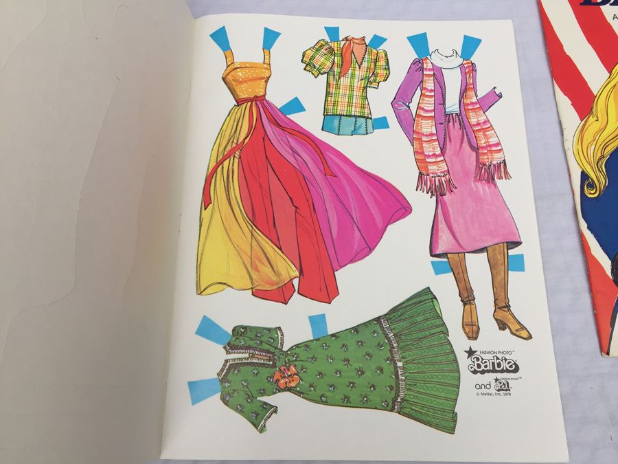 Pair Of Barbie Paper Doll Books New Barbie And PJ And Barbie And Her ...