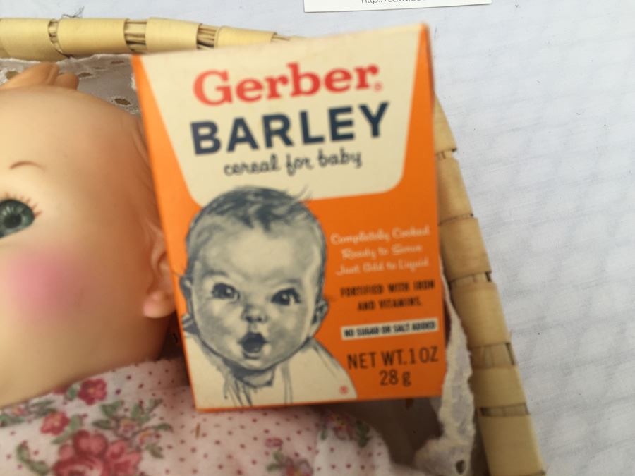 Vintage Gerber Baby Doll With Basket Accessories Formula [Photo 5]