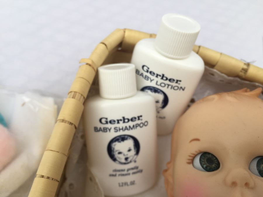 Vintage Gerber Baby Doll With Basket Accessories Formula [Photo 6]