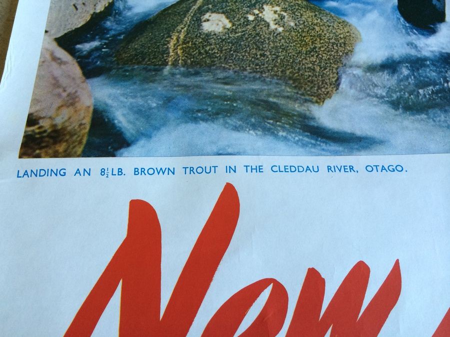 Original Vintage New Zealand Travel Poster [Photo 2]