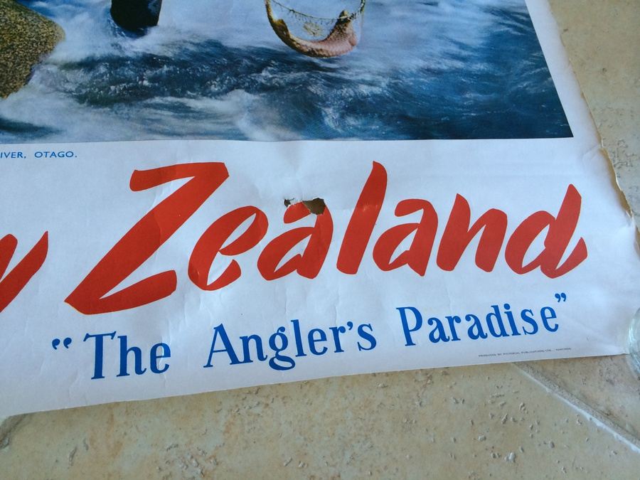 Original Vintage New Zealand Travel Poster [Photo 3]