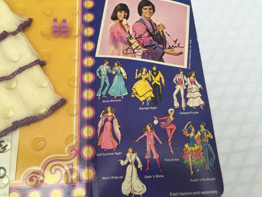 Donny & Marrie Osmond Fashion Clothes New On Card Mattel 1976 [Photo 5]