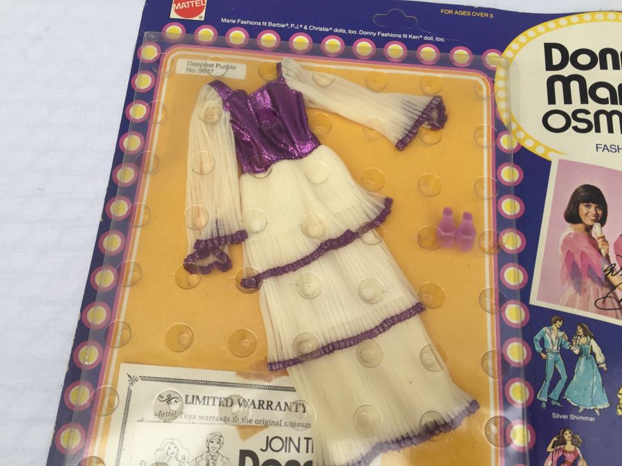 Donny & Marrie Osmond Fashion Clothes New On Card Mattel 1976 [Photo 3]
