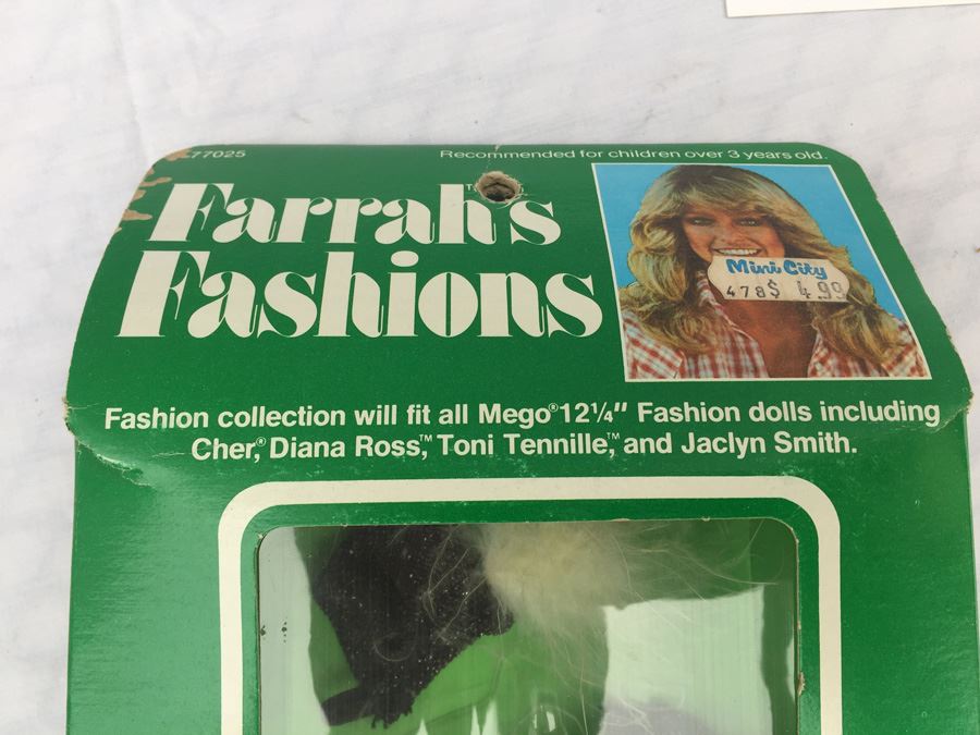 Farrah's Fashions Designed By Bob Mackie MEGO 1977 New In Box Estimate $50 [Photo 2]