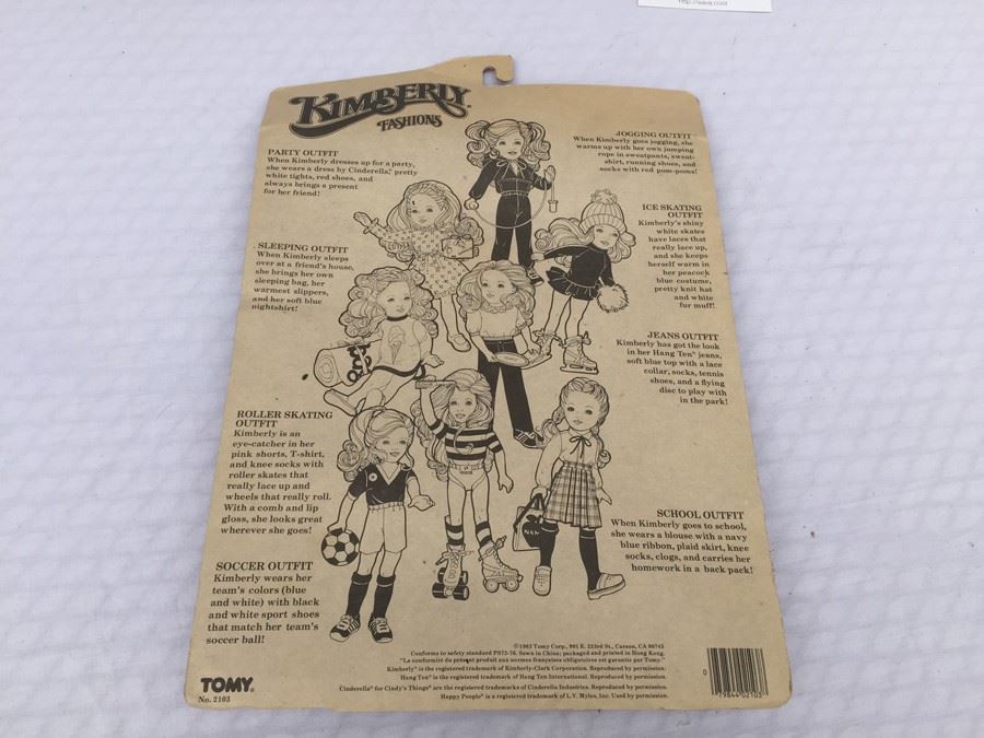 Kimberly Fashions Doll Clothes TOMY New On Card 1983 [Photo 4]