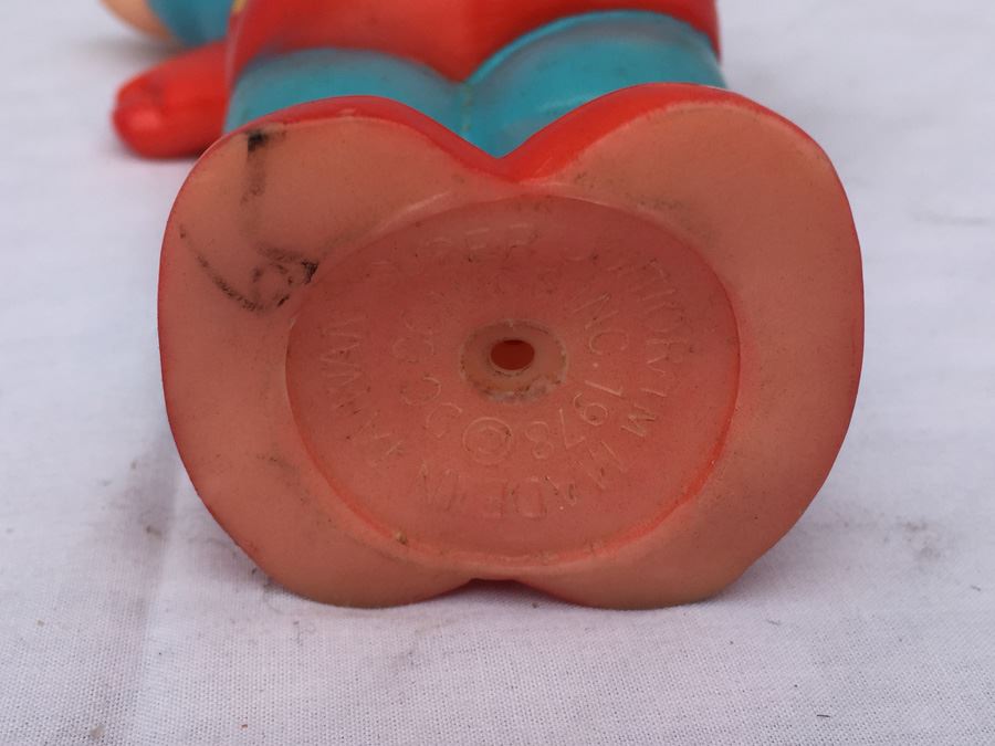 SUPERMAN Toy Vintage 1978 DC Comics Super Junior Squeeze Toy Soakie [Photo 3]