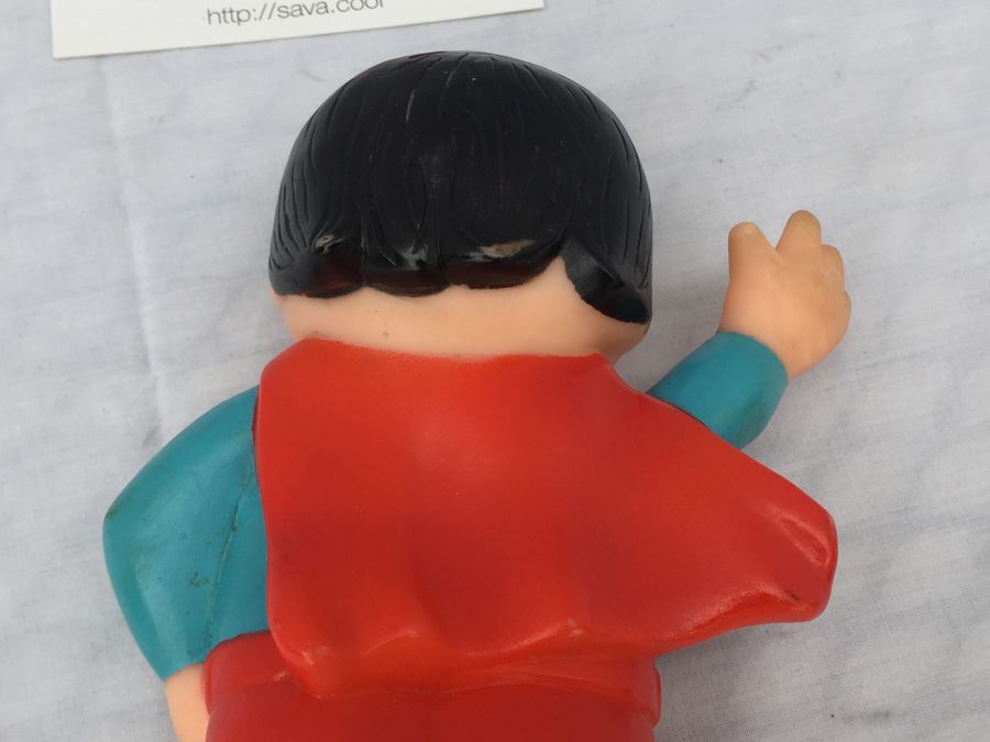 SUPERMAN Toy Vintage 1978 DC Comics Super Junior Squeeze Toy Soakie [Photo 6]