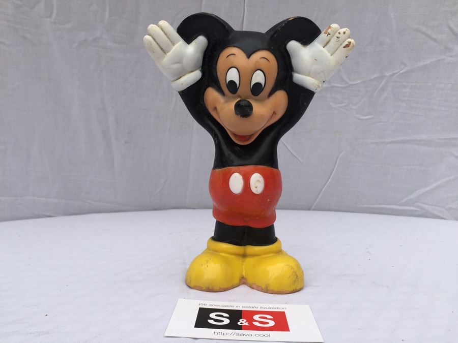 Vintage Walt Disney Mickey Mouse Squeeze Toy [Photo 1]