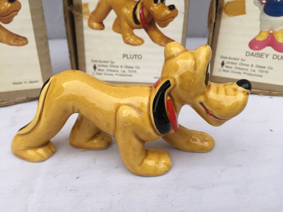 (5) Vintage UCGC Walt Disney Productions PLUTO And Daisey Duck In Original Boxes [Photo 2]