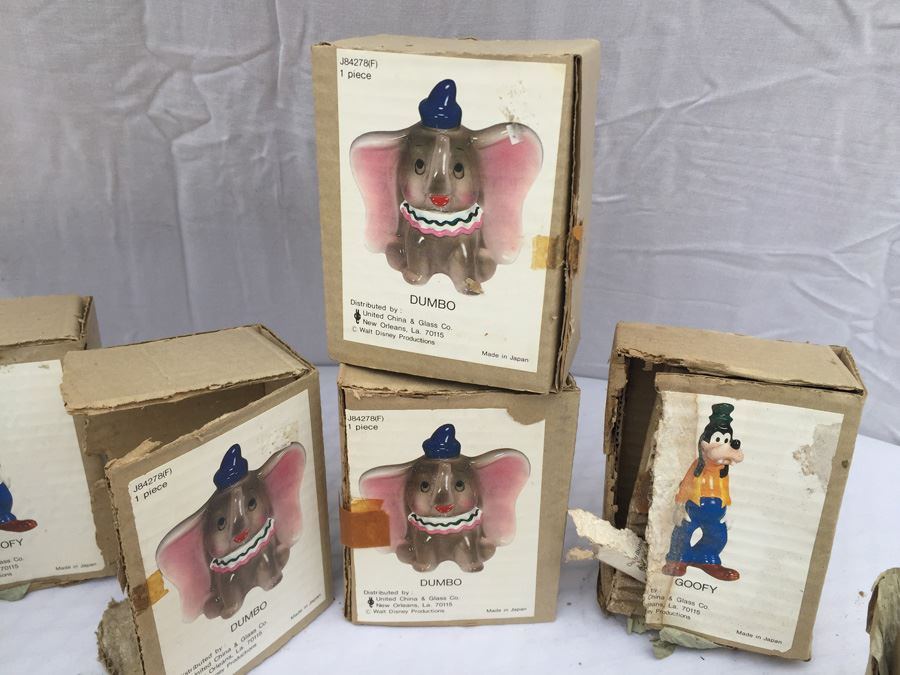 (5) Vintage UCGC Walt Disney Productions Goofy And Dumbo In Original Boxes [Photo 1]
