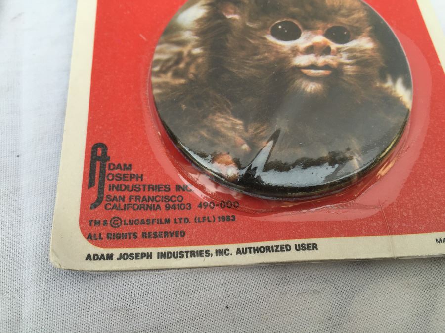 (6) Star Wars Return Of The Jedi Photo Buttons Sealed In Original Packaging Darth Vader [Photo 8]