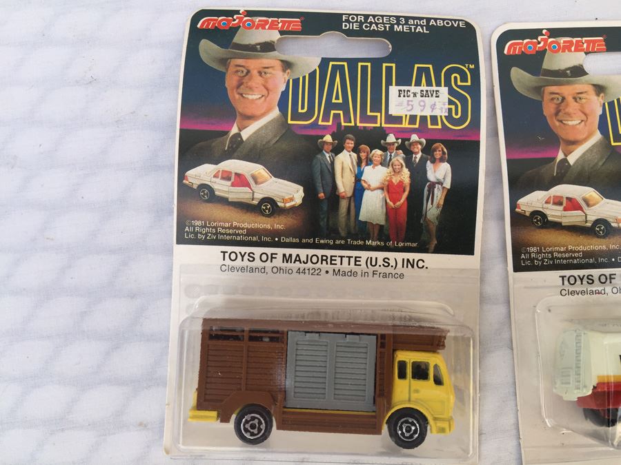 (11) MAJORETTE Die Cast Metal Vehicles Cars From The Original DALLAS TV Series France 1981 [Photo 10]